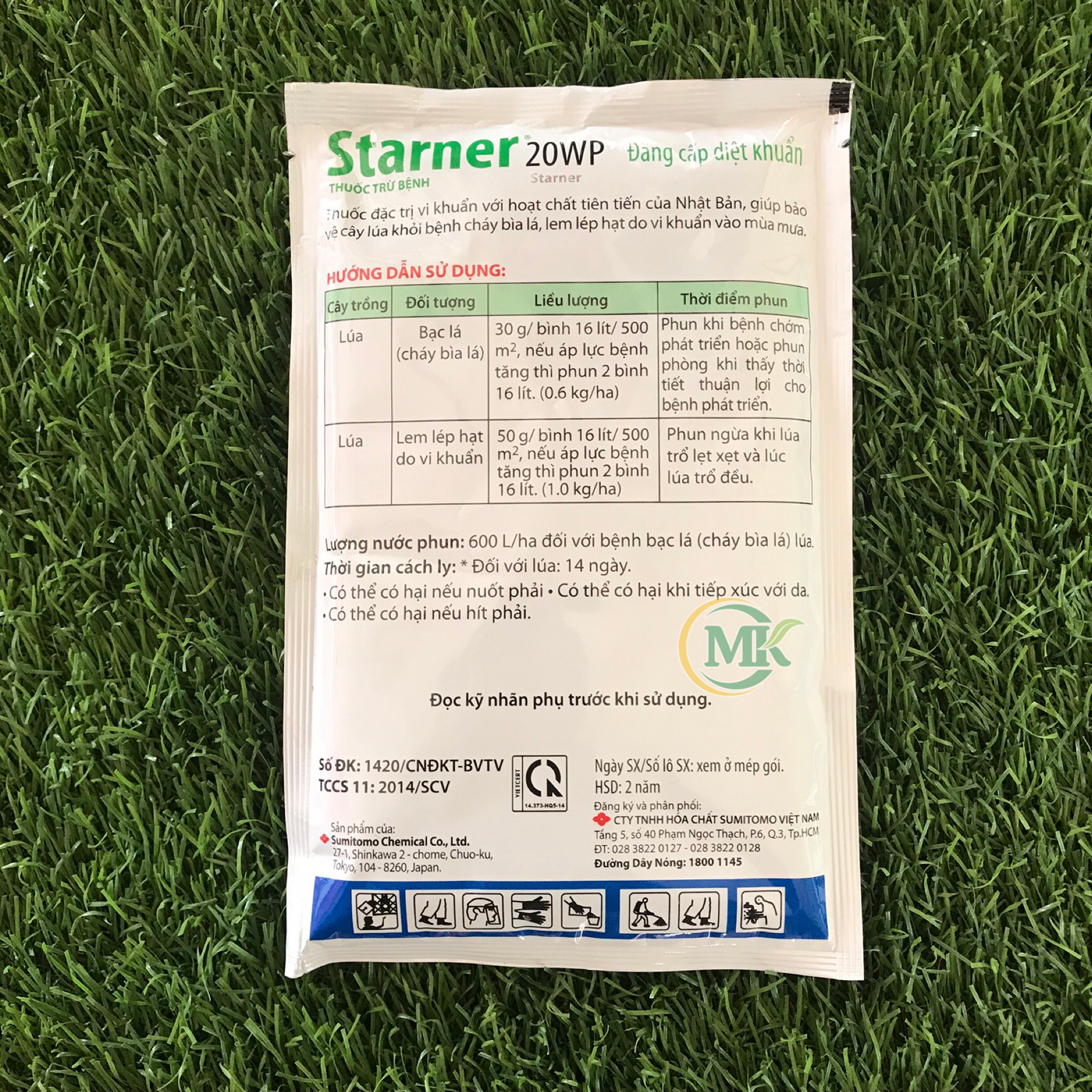 Thuốc trừ bệnh Starner 20WP - Gói 100g
